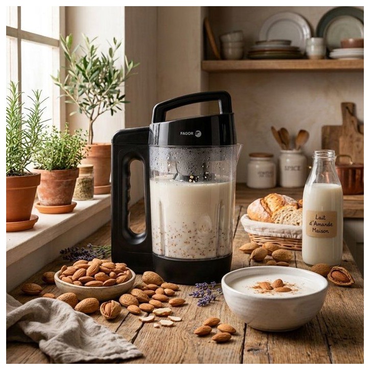 Blender chauffant - FAGOR - FG0704AC Veggi'Mix 3 en 1 - 1,6 L - 900 W - 6 programmes automatiques Blender chauffant - FAGOR - FG0704AC Veggi'Mix 3 en 1 - 1,6 L - 900 W - 6 programmes automatiques