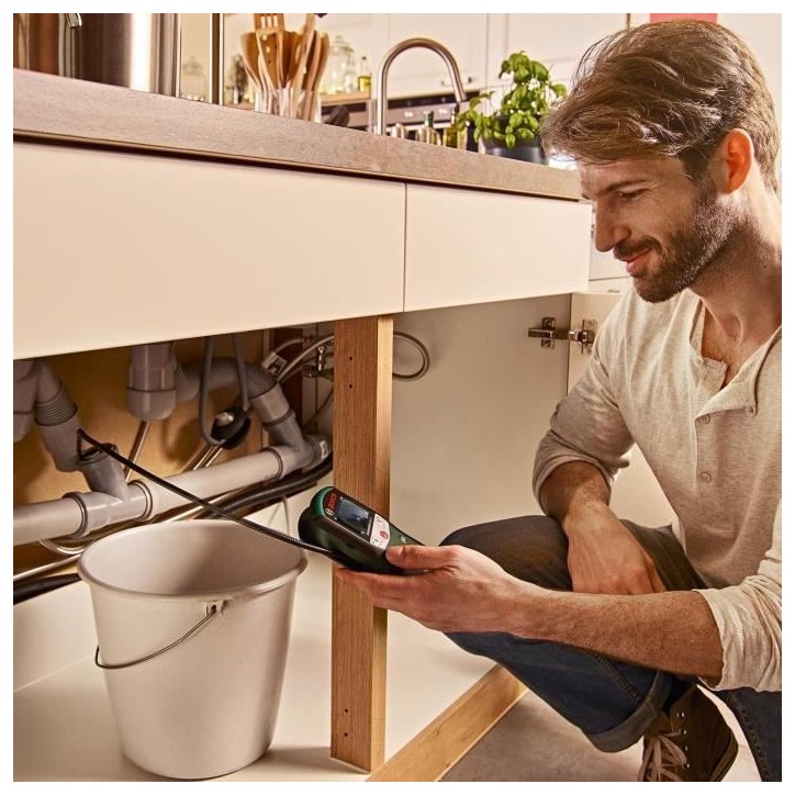 Caméra d'inspection UniversalInspect de Bosch (endoscope d'un diametre de 8 mm pour des images couleur de haute qualité avec Caméra d'inspection UniversalInspect de Bosch (endoscope d'un diametre de 8 mm pour des images couleur de haute qualité avec