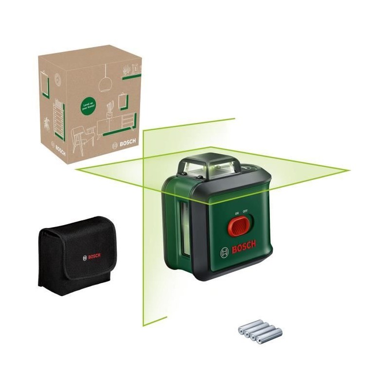 Laser lignes UniversalLevel 360 de Bosch (laser lignes vertical et ho