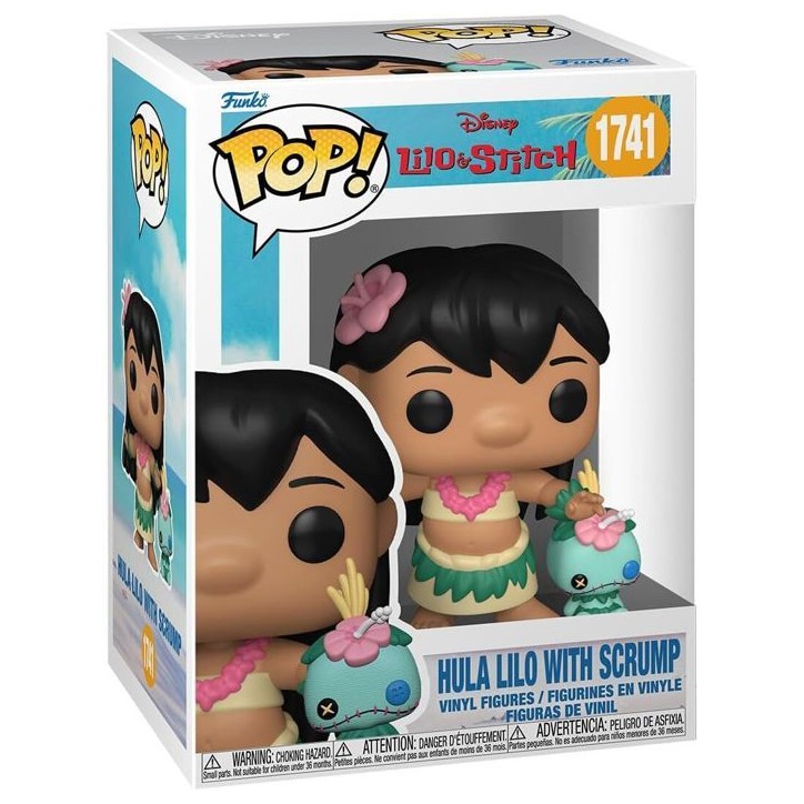 Figurine Funko Pop! Disney Lilo & Stitch & Buddy - Lilo Hula avec Scrump - 1741