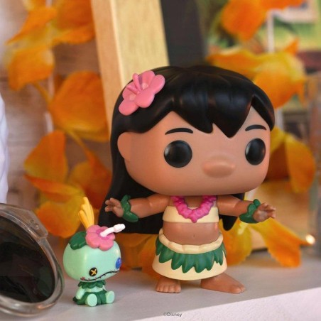 Figurine Funko Pop! Disney Lilo & Stitch & Buddy - Lilo Hula avec Scrump - 1741