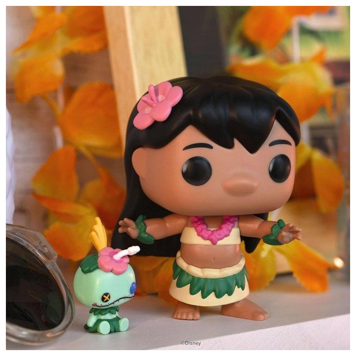 Figurine Funko Pop! Disney Lilo & Stitch & Buddy - Lilo Hula avec Scrump - 1741