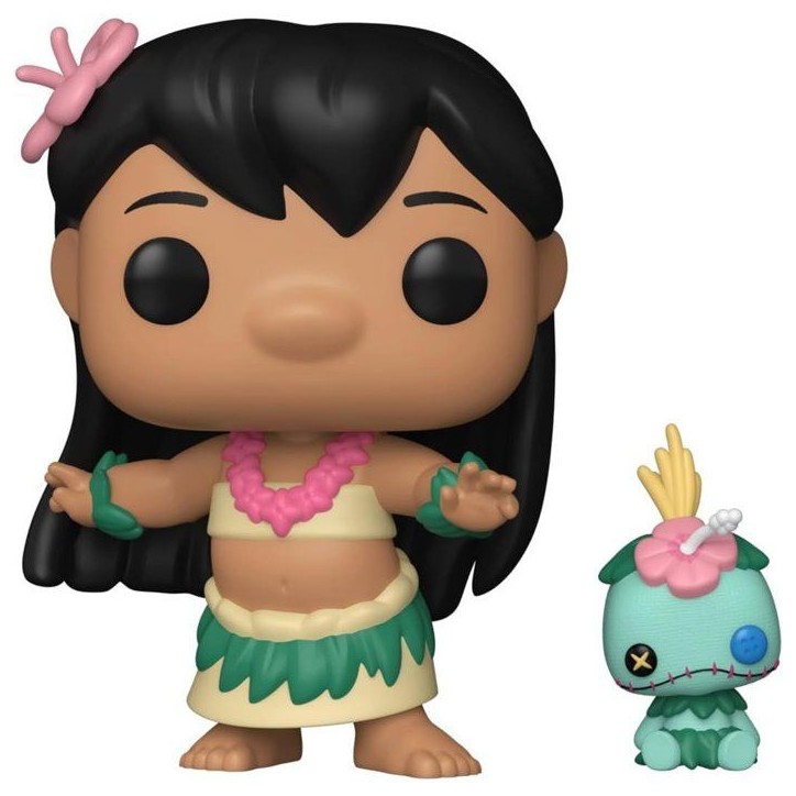 Figurine Funko Pop! Disney Lilo & Stitch & Buddy - Lilo Hula avec Scrump - 1741