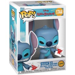 Figurine Funko Pop! Disney Lilo & Stitch - Stitch avec illustration de
