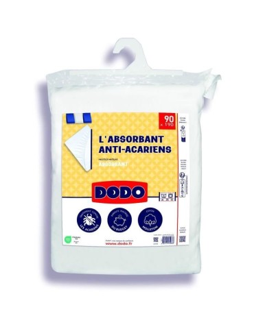 Protege matelas absorbant - 90x190 cm - Coton - Anti acariens