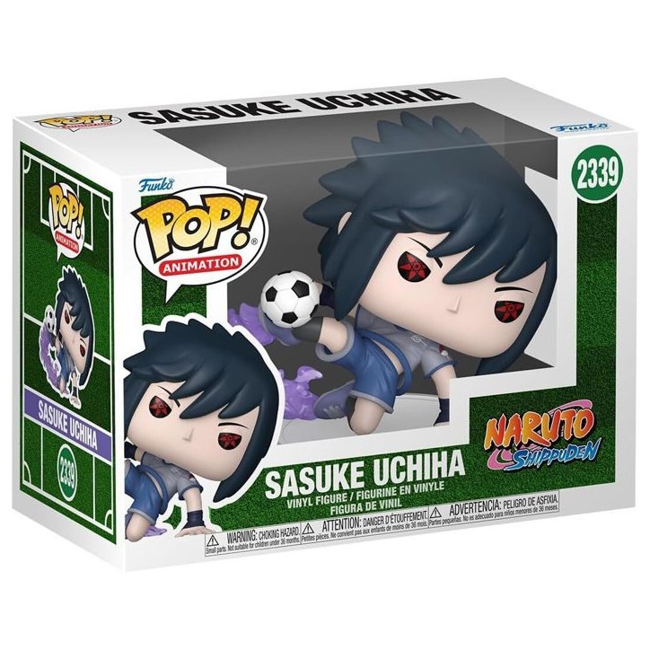 Figurine Funko Pop! Animation Naruto Shippuden - Sasuke Uchiha Football