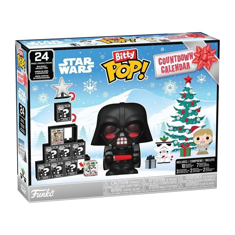 Figurine Funko Pop! Calendrier de l'Avent - Star Wars Bitty Pop! - 24