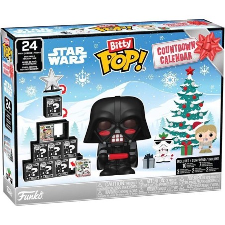 Figurine Funko Pop! Calendrier de l'Avent - Star Wars Bitty Pop! - 24
