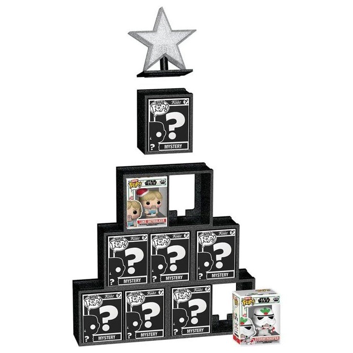Figurine Funko Pop! Calendrier de l'Avent - Star Wars Bitty Pop! - 24 mini figurines en vinyle