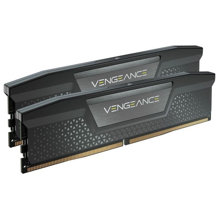 Barrette mémoire - CORSAIR - Vengeance CMK16GX5M2B5600Z40 - 16 Go (2x8 Go) - DDR5 - 5600 MHz - CAS 40 - Gris - XMP - EXPO Barrette mémoire - CORSAIR - Vengeance CMK16GX5M2B5600Z40 - 16 Go (2x8 Go) - DDR5 - 5600 MHz - CAS 40 - Gris - XMP - EXPO