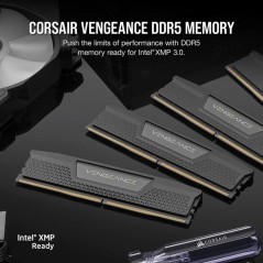Barrette mémoire - CORSAIR - Vengeance CMK16GX5M2B5600Z40 - 16 Go (2x8 Go) - DDR5 - 5600 MHz - CAS 40 - Gris - XMP - EXPO