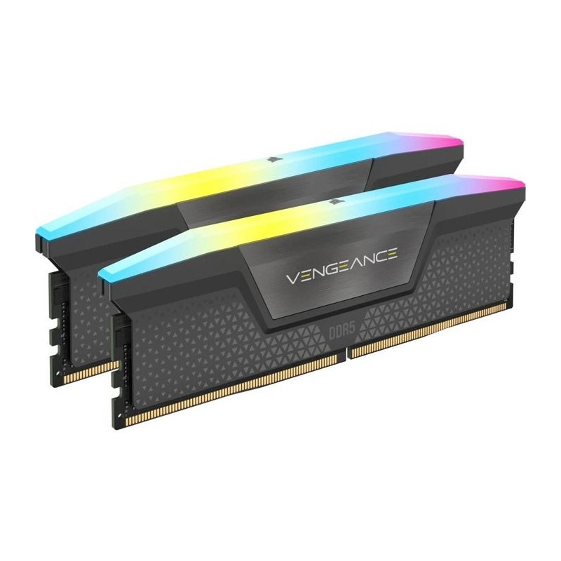 Barrette mémoire - CORSAIR - Vengeance RGB CMH16GX5M2B5200Z40 - 16 Go