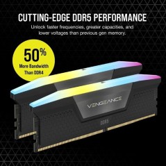 Barrette mémoire - CORSAIR - Vengeance RGB CMH16GX5M2B5200Z40 - 16 Go