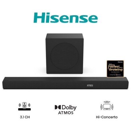 Barre de son - HISENSE - AX3100Q - Dolby Atmos - Surround - Bluetooth