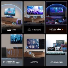 Barre de son - HISENSE - AX3100Q - Dolby Atmos - Surround - Bluetooth