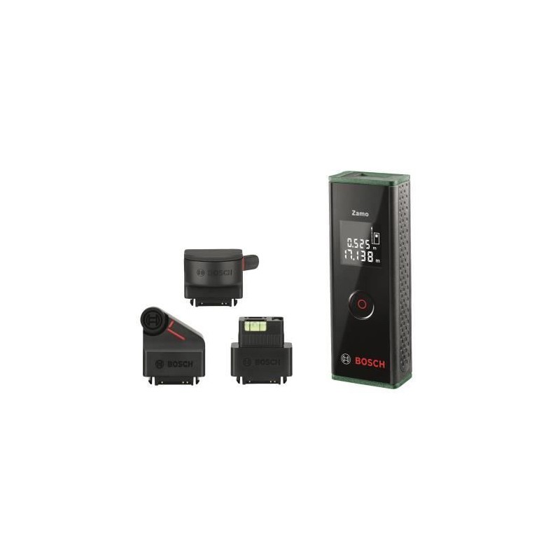 Bosch Télémetre Zamo avec 3 adaptateurs (distance de mesure jusqu'a Bosch Télémetre Zamo avec 3 adaptateurs (distance de mesure jusqu'a