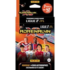 Cartes a collectionner - PANINI - Adrenalyn XL Ligue 1 McDonald's 2026-2027 - Blister 7 pochettes - 42 cartes