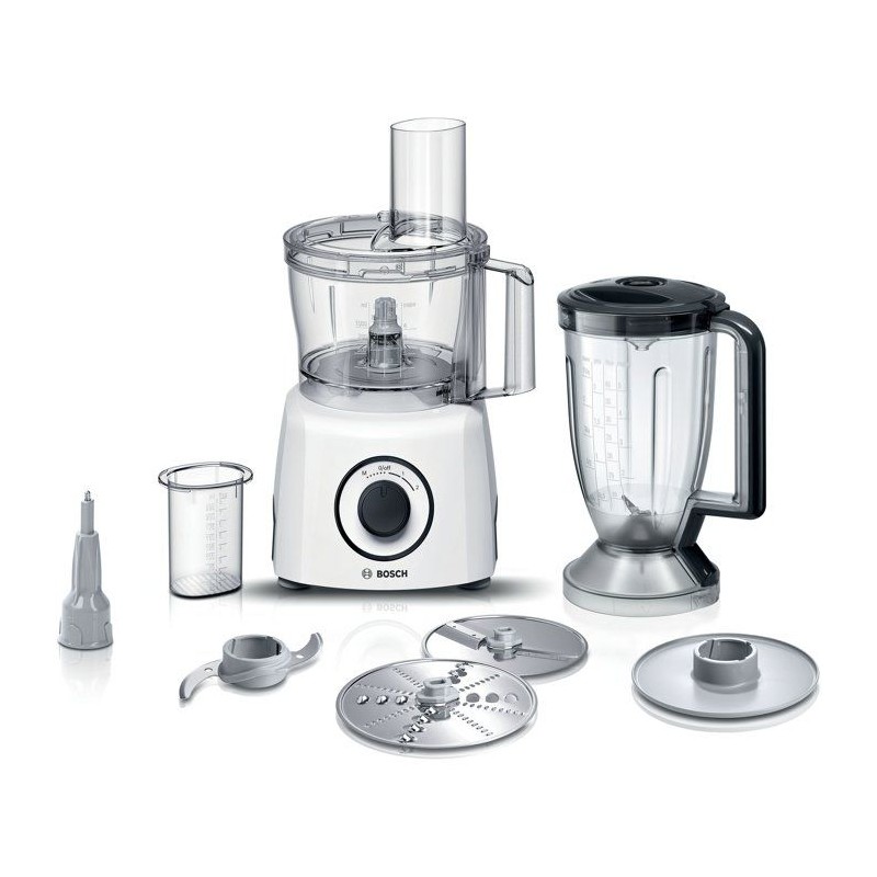 Robot multifonction MultiTalent3 - BOSCH - MCM3230W blanc - 800 W - 2