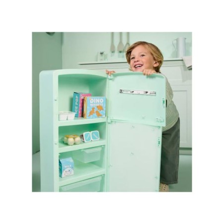 Little Tikes - Sweet Spaces - Réfrigérateur de cuisine modulaire - Vert d'eau - Accessoires - Réfrigérateur jouet - 3 ans