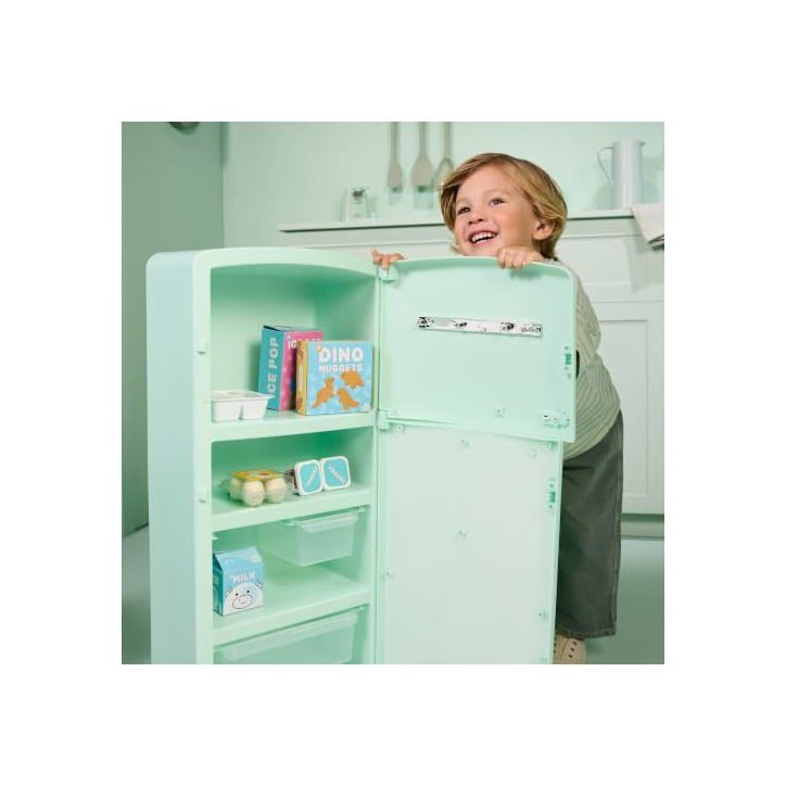 Little Tikes - Sweet Spaces - Réfrigérateur de cuisine modulaire - Vert d'eau - Accessoires - Réfrigérateur jouet - 3 ans Little Tikes - Sweet Spaces - Réfrigérateur de cuisine modulaire - Vert d'eau - Accessoires - Réfrigérateur jouet - 3 ans