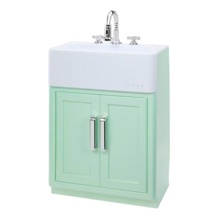 Little Tikes - Sweet Spaces - Évier de cuisine modulaire - Vert d'eau - Robinet fonctionnel - Meuble de rangement - 3 ans Little Tikes - Sweet Spaces - Évier de cuisine modulaire - Vert d'eau - Robinet fonctionnel - Meuble de rangement - 3 ans