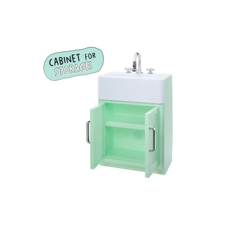 Little Tikes - Sweet Spaces - Évier de cuisine modulaire - Vert d'eau - Robinet fonctionnel - Meuble de rangement - 3 ans Little Tikes - Sweet Spaces - Évier de cuisine modulaire - Vert d'eau - Robinet fonctionnel - Meuble de rangement - 3 ans