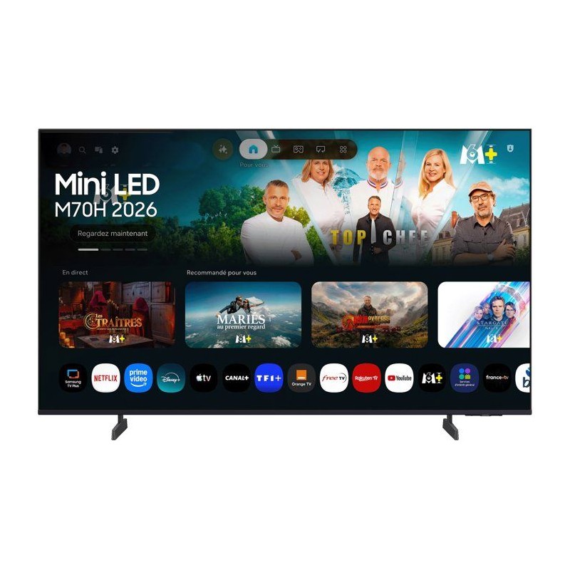 Samsung 75M70H - TV MiniLED 75 (190 cm) - 4K UHD 3840 x 2160 - Smart T