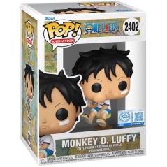 Figurine Funko Pop! Animation One Piece - Luffy Enfant Mangeant le Fru