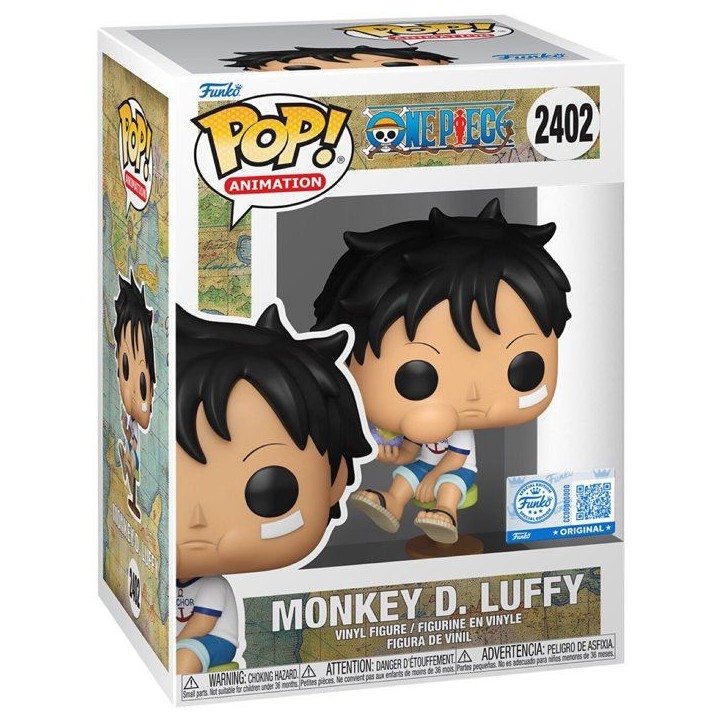 Figurine Funko Pop! Animation One Piece - Luffy Enfant Mangeant le Fruit du Démon - 2402