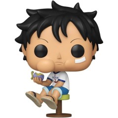 Figurine Funko Pop! Animation One Piece - Luffy Enfant Mangeant le Fruit du Démon - 2402