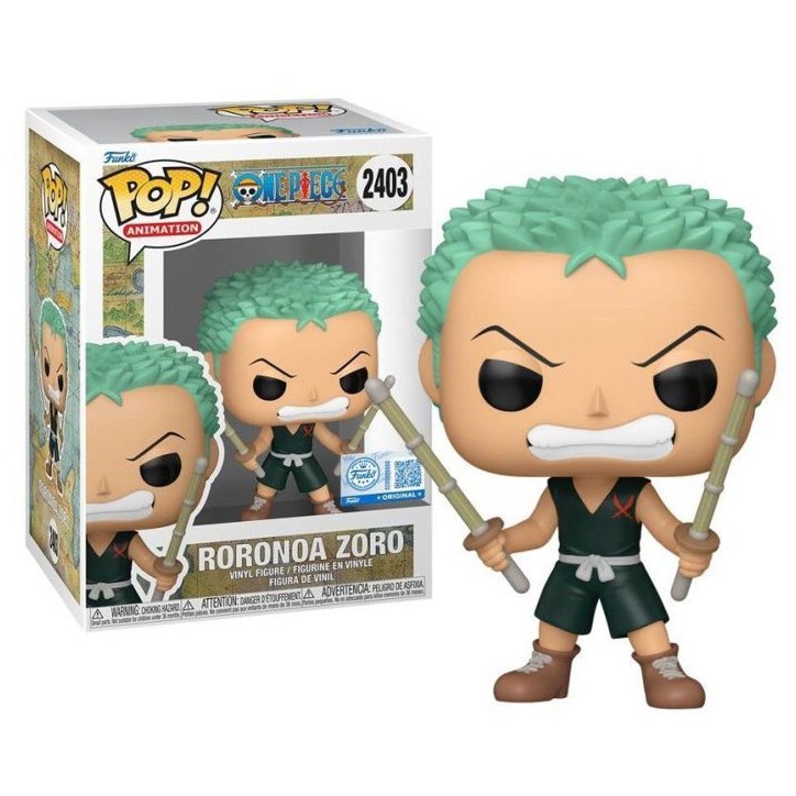 Figurine Funko Pop! Animation One Piece - Zoro Enfant avec Katana - 2403