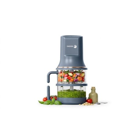 Hachoir électrique - FAGOR - FGH4487 - Double bol 1 L - 450 W - 2 vit