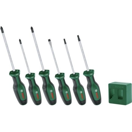 Bosch - Set de 6 tournevis Premium avec magnétiseur (6 tournevis en a
