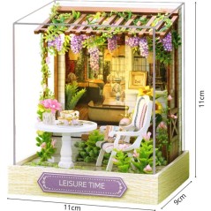 Book Nook - Kit DIY a construire Maquette 3D Serre Livre - Leisure Tim