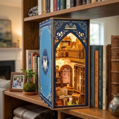 Book Nook - Kit DIY a construire Maquette 3D Serre Livre - Vieille lib
