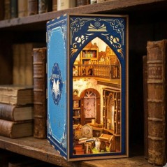 Book Nook - Kit DIY a construire Maquette 3D Serre Livre - Vieille lib