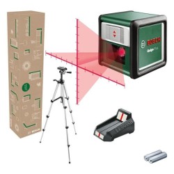 Laser ligne en croix Bosch - Quigo + (Portée 7 m, livré avec piles,