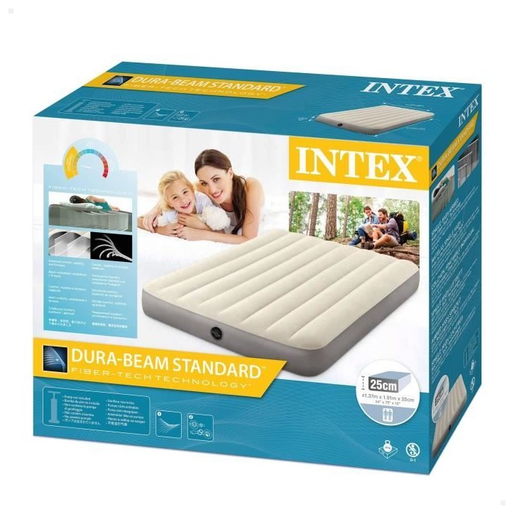 Intex Dura Monofaisceau Full High Airbed 191x137x25cm Intex Dura Monofaisceau Full High Airbed 191x137x25cm