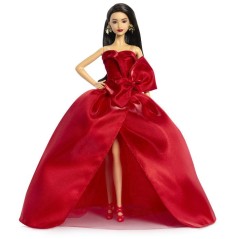 Poupée - BARBIE - Joyeuses Fetes Brune JJX68 - Édition spéciale - Tenue premium - Collection