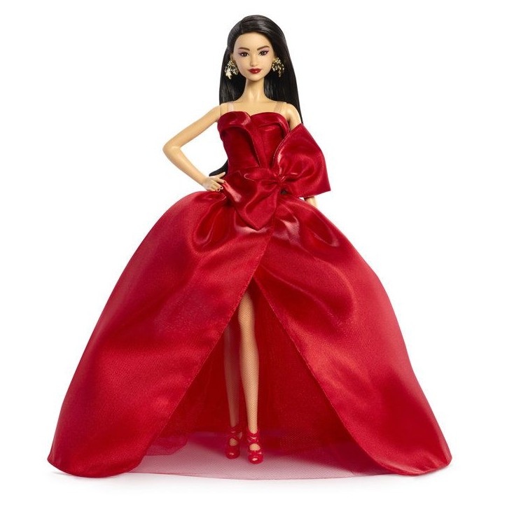 Poupée - BARBIE - Joyeuses Fetes Brune JJX68 - Édition spéciale - Tenue premium - Collection