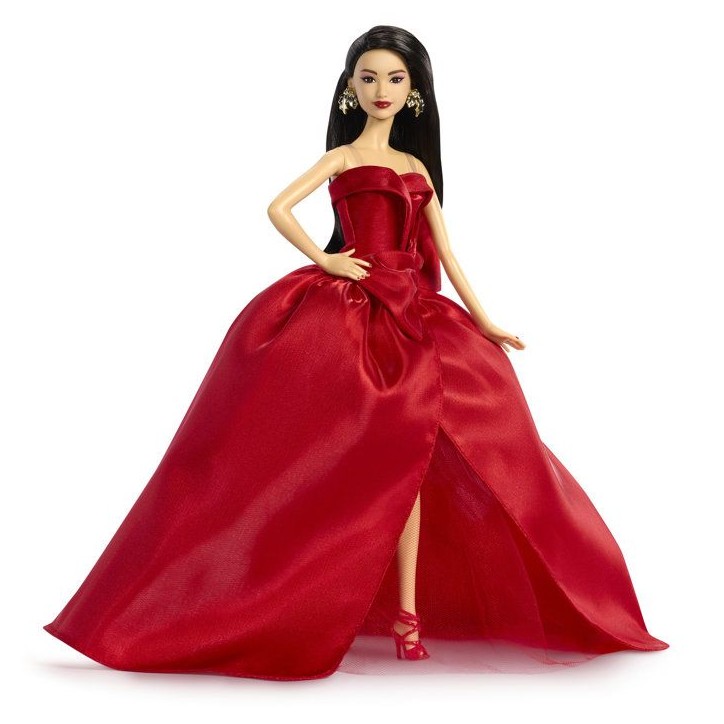 Poupée - BARBIE - Joyeuses Fetes Brune JJX68 - Édition spéciale - Tenue premium - Collection