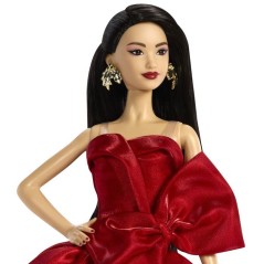 Poupée - BARBIE - Joyeuses Fetes Brune JJX68 - Édition spéciale - T
