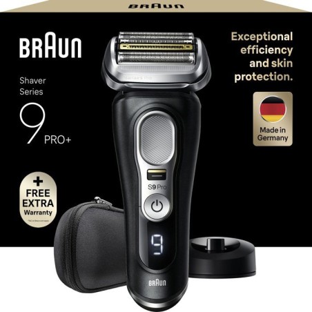 Rasoir électrique homme - BRAUN - Series 9 Pro 9410s - Tondeuse ProLift - Technologie Sonic - Étanche 100 %