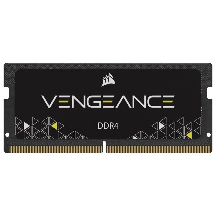 Mémoire RAM CORSAIR VENGEANCE SODIMM - CMSX16GX4M1A2666C18 - DDR4 SO-DIMM 16 Go - 2666 MHz - CL18 Mémoire RAM CORSAIR VENGEANCE SODIMM - CMSX16GX4M1A2666C18 - DDR4 SO-DIMM 16 Go - 2666 MHz - CL18