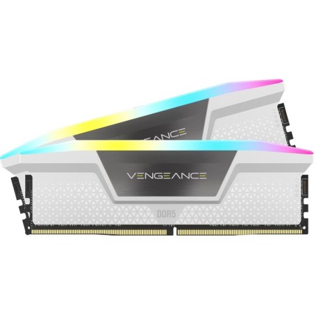 Mémoire RAM - CORSAIR - CMH32GX5M2E6000C36W - VENGEANCE RGB - DDR5 -