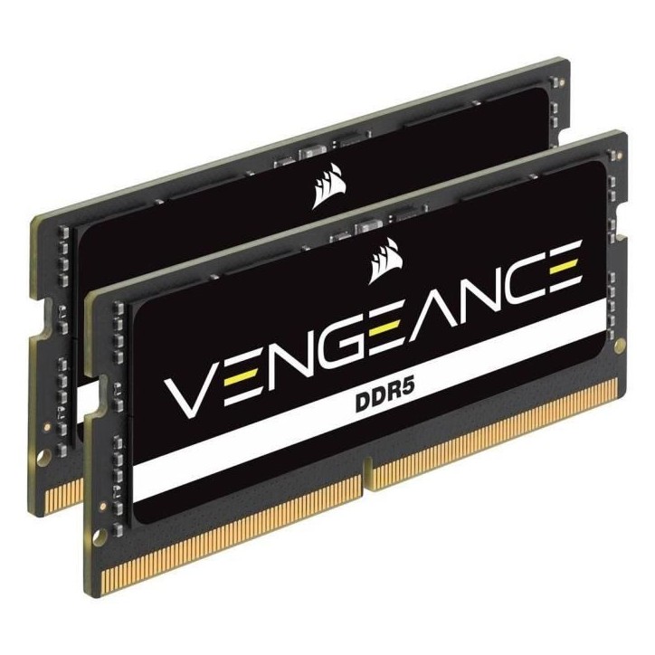 Mémoire RAM - CORSAIR - CMSX32GX5M2A5600C48 - 32 Go 2x 16 Go - VENGEANCE DDR5 5600MT/s- SODIMM - CL 48 Mémoire RAM - CORSAIR - CMSX32GX5M2A5600C48 - 32 Go 2x 16 Go - VENGEANCE DDR5 5600MT/s- SODIMM - CL 48