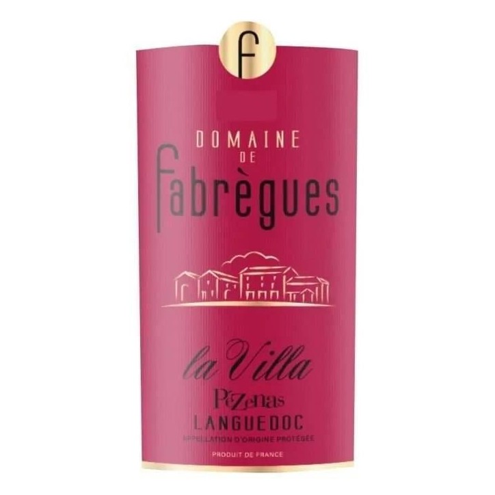 Domaine de Fabregues La Villa Pézenas 2022 Languedoc - Vin rouge de Languedoc