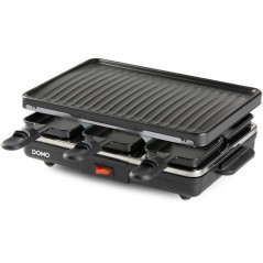 Raclette gril - DOMO - DO9312G - 6 personnes - Plaque gril amovible -