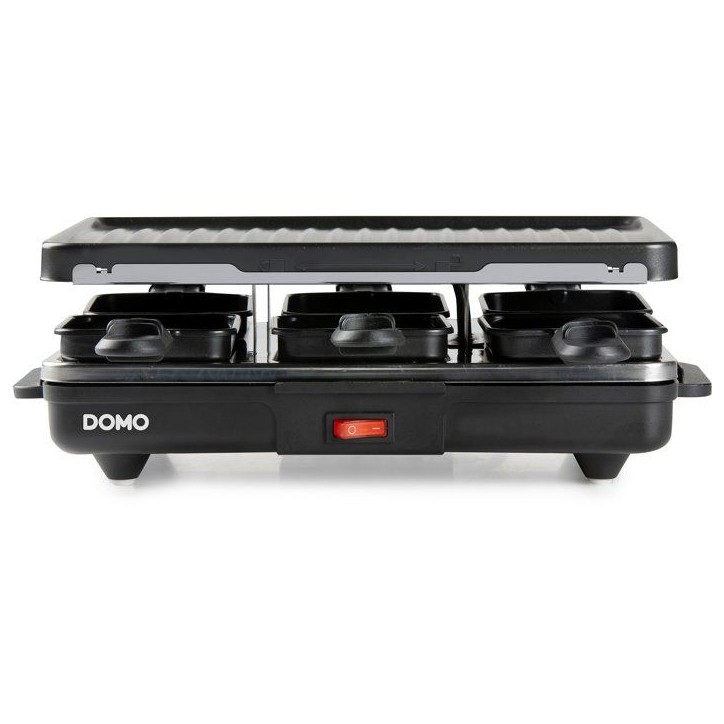 Raclette gril - DOMO - DO9312G - 6 personnes - Plaque gril amovible - 6 poelons inclus - 800 W Raclette gril - DOMO - DO9312G - 6 personnes - Plaque gril amovible - 6 poelons inclus - 800 W