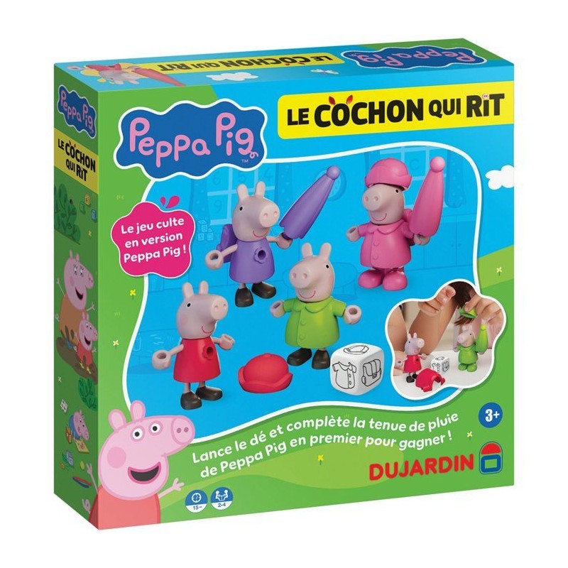 Cochon qui rit - Jeu de société - DUJARDIN - Peppa Pig - 2 a 4 joueu